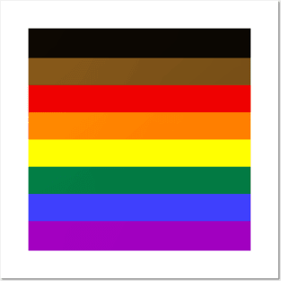 The Philly Pride flag Posters and Art